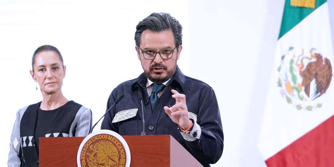 El director del IMSS en la Mañanera del Pueblo.