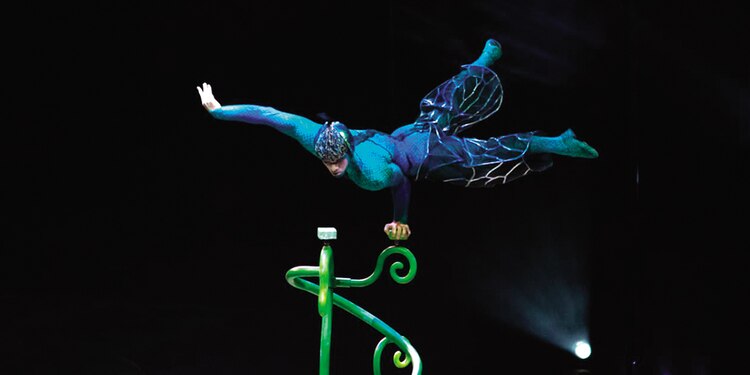 Sorprenden los actos de equilibrio en el montaje.