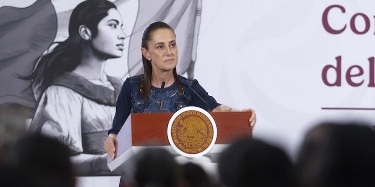 La Presidenta Claudia Sheinbaum en conferencia