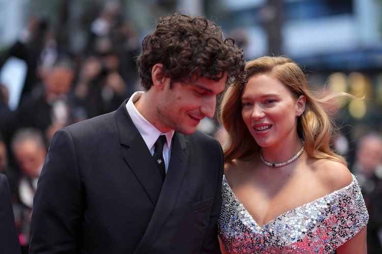 Los actores franceses Louis Garrel y Lea Seydoux.