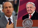 El expresidente Felipe Calderón y Andrés Manuel López Obrador, Presidente de México.