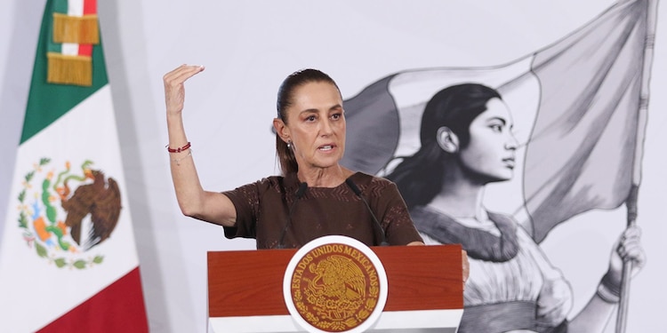 La Presidenta Claudia Sheinbaum en conferencia matutina el 3 de junio de 2026