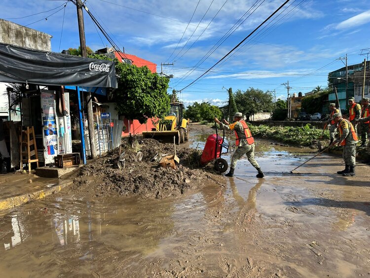 Zonas afectadas por fenómenos climatológicos.