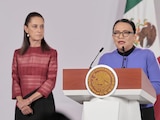 En la imagen la Presidenta de México y la Secretaria de Gobernación.
