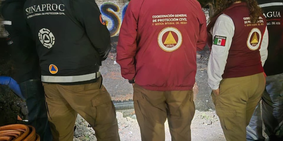 PC del Edomex realiza recorridos por la zona afectada