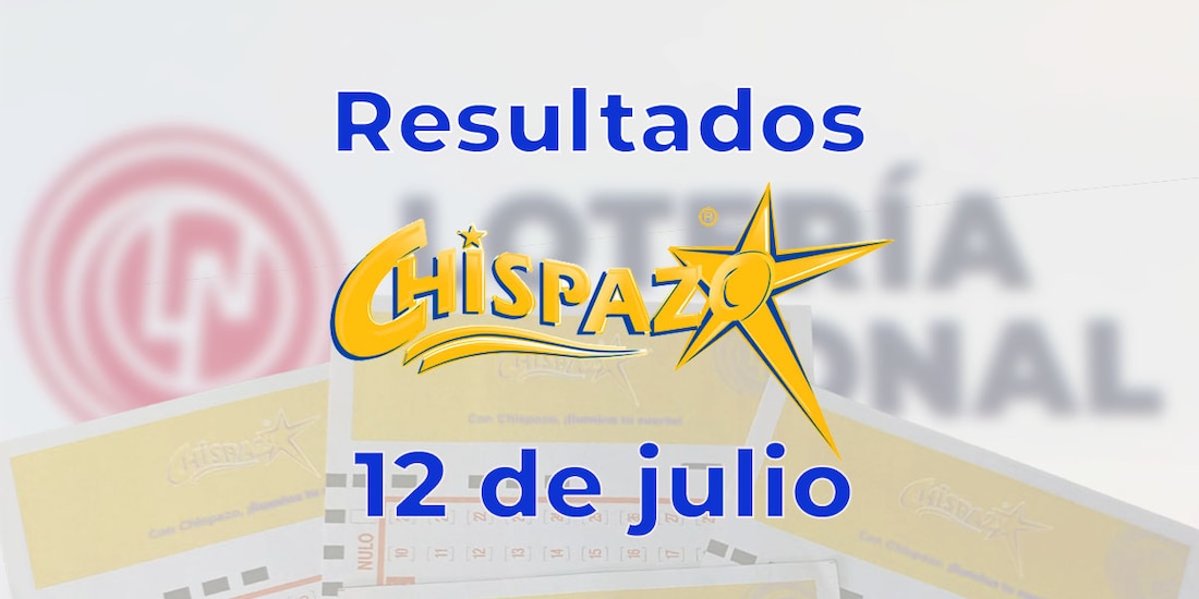 Resultados del Chispazo de hoy 12 de julio del 2025.