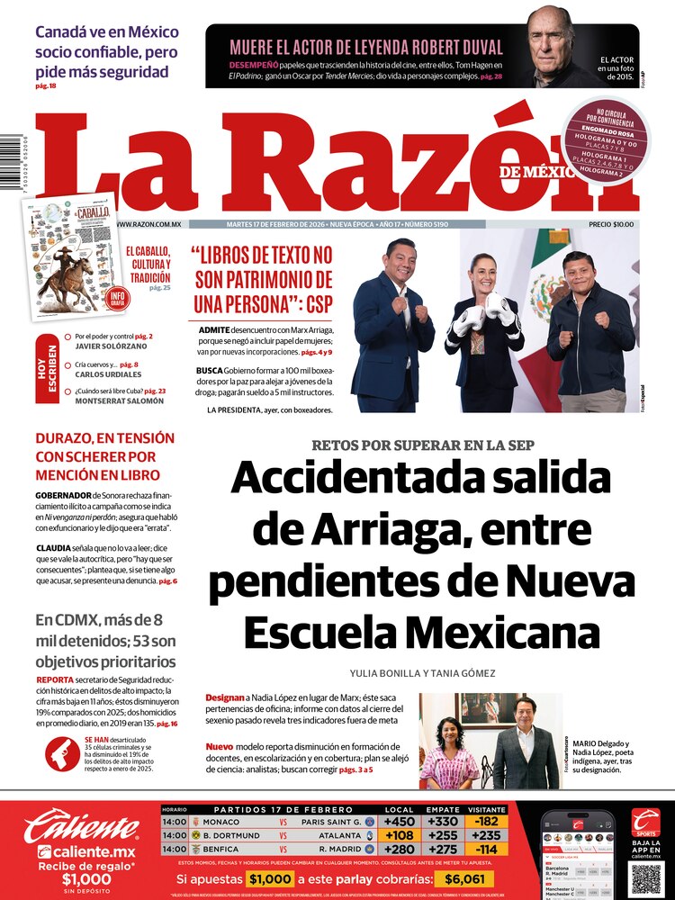 La Razón 17 Febrero 2026