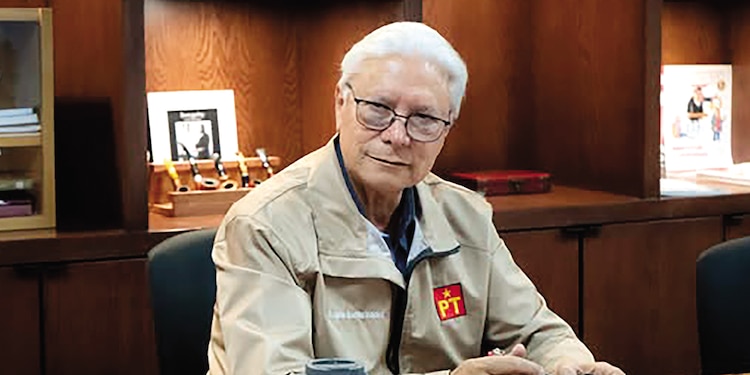 JAIME BONILLA, exsenador del PT, en imagen de archivo, durante una reunión de trabajo.