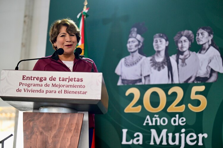 Delfina Gómez, gobernadora del Estado de México.