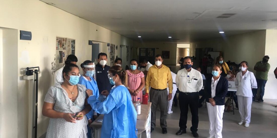 Sin contratiempos inicio vacunación antiCOVID en estado de Guerrero
