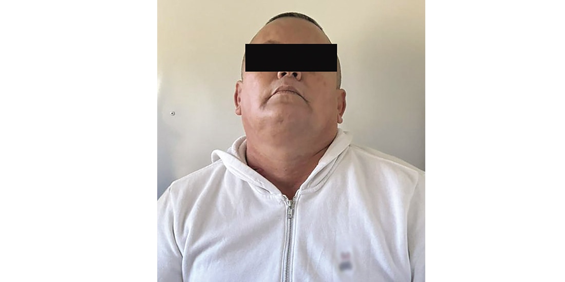 Ficha de detención de José Ignacio “N”, alias Nacho Vega, ayer al ser capturado en Tamaulipas.