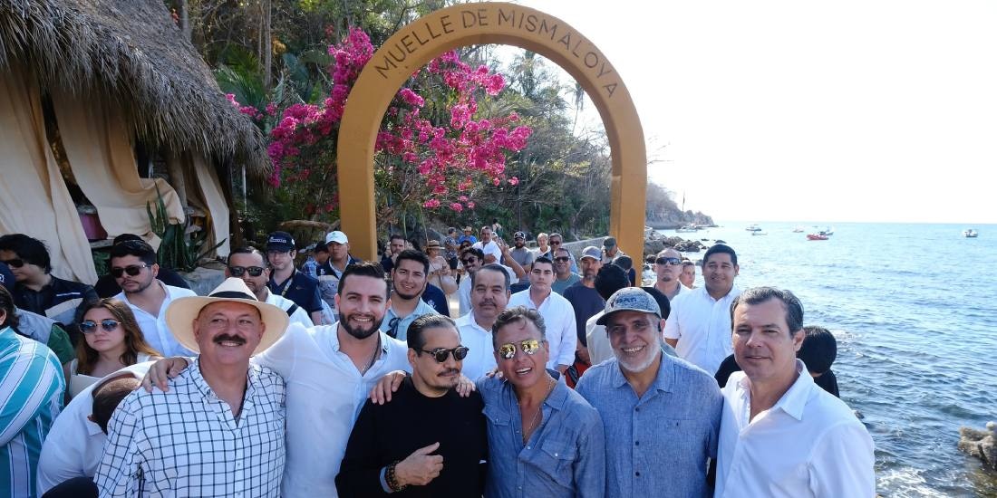 Entregan rehabilitación del muelle de Mismaloya para impulsar turismo y conectividad en Jalisco.