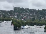 Una alerta de tsunami generada por un terremoto en Rusia provocó fuertes corrientes en la laguna de Las Salinas, en Zihuatanejo, Guerrero.