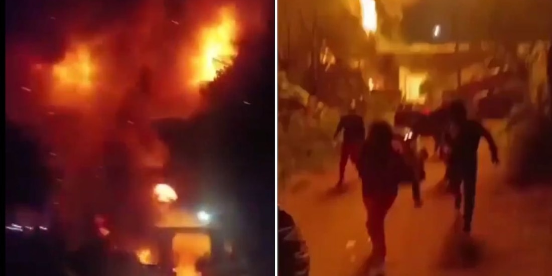 Pipa cae de puente y explota, sobre autopista México - Tuxpan; reportan que conductor falleció.