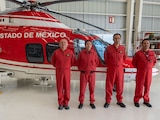 INTEGRANTES del Equipo Relámpagos del
Estado de México.