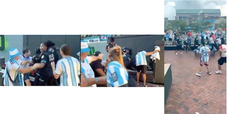 BRONCA Y DETENIDOS