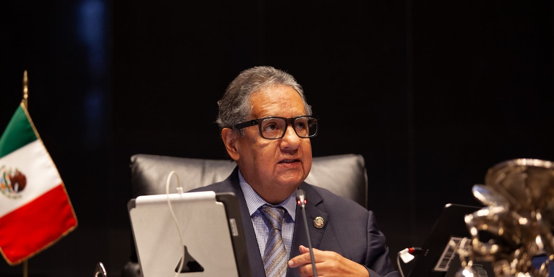 Higinio Martínez Miranda, presidente de la Mesa Directiva del Senado