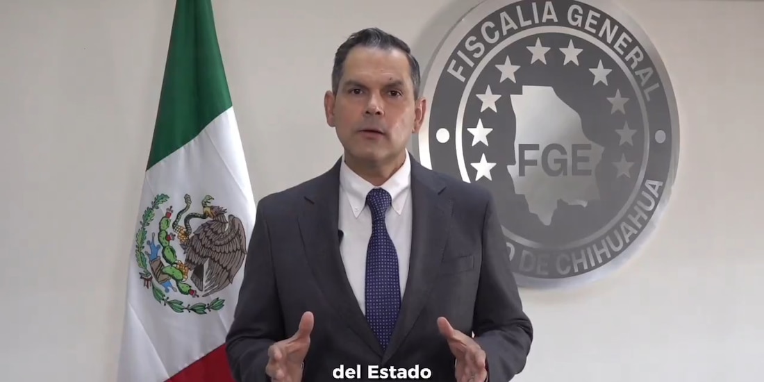 Gilberto Chávez, fiscal interino de Chihuahua, da mensaje tras detención de César Jáuregui.