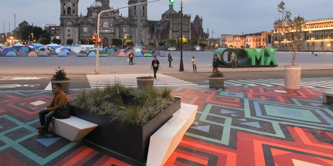 Los colores buscan dar una experiencia sensorial a los peatones.