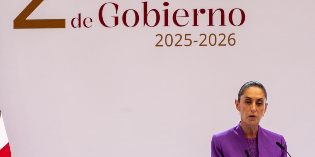 La presidenta Claudia Sheinbaum presentó su Segundo Informe de Gobierno desde Palacio Nacional.