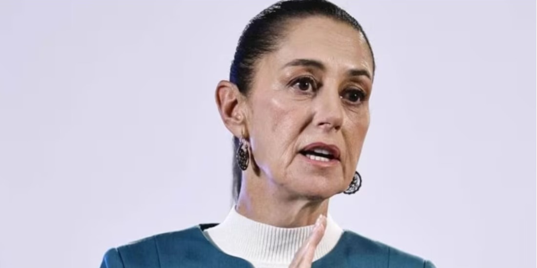Claudia Sheinbaum este lunes en conferencia de prensa.