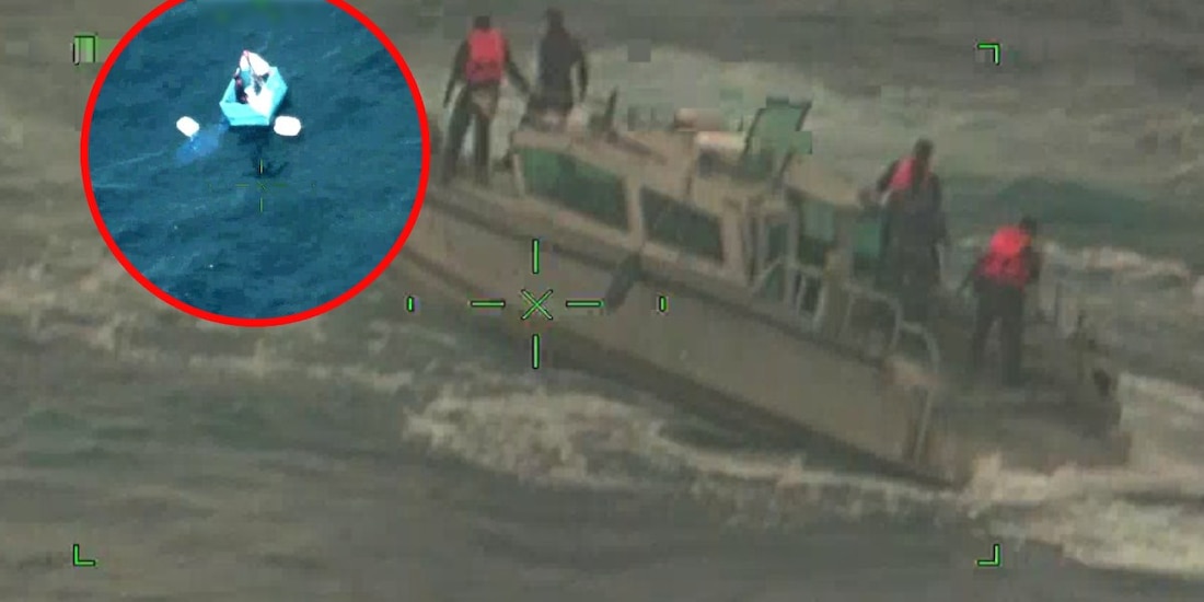 Elementos de la Secretaría de Marina (SEMAR) coordinaron la localización de la embarcación en el Océano Pacífico.