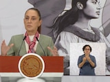 Claudia Sheinbaum este viernes en conferencia de prensa.