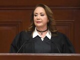 En la imagen, la Ministra Presidenta de la Segunda Sala de la SCJN, Yasmín Esquivel Mossa
