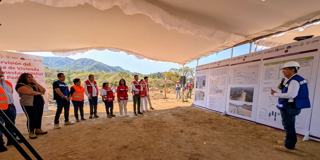 El desarrollo Ciudad Pedregoso, entre Coyuca y Acapulco, contempla 1,200 viviendas y nueva infraestructura urbana como parte de la estrategia federal para reducir el rezago habitacional en Guerrero.