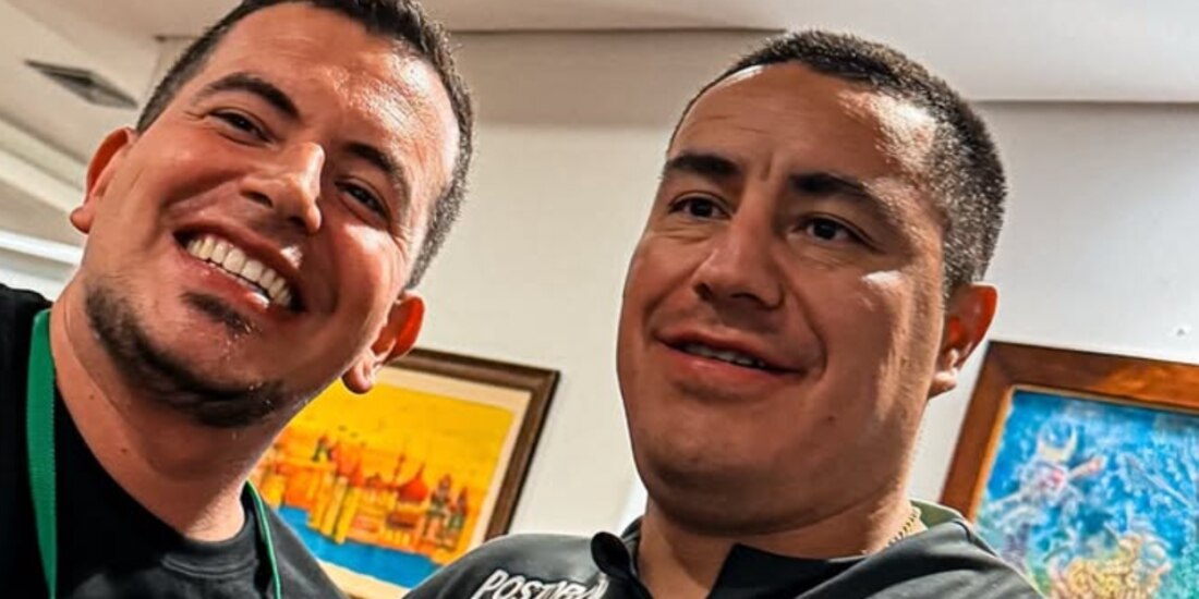 Efraín Juárez durante una convivencia con aficionados del Atlético Nacional. Foto: Instagram del Atlético Nacional @nacionaloficial