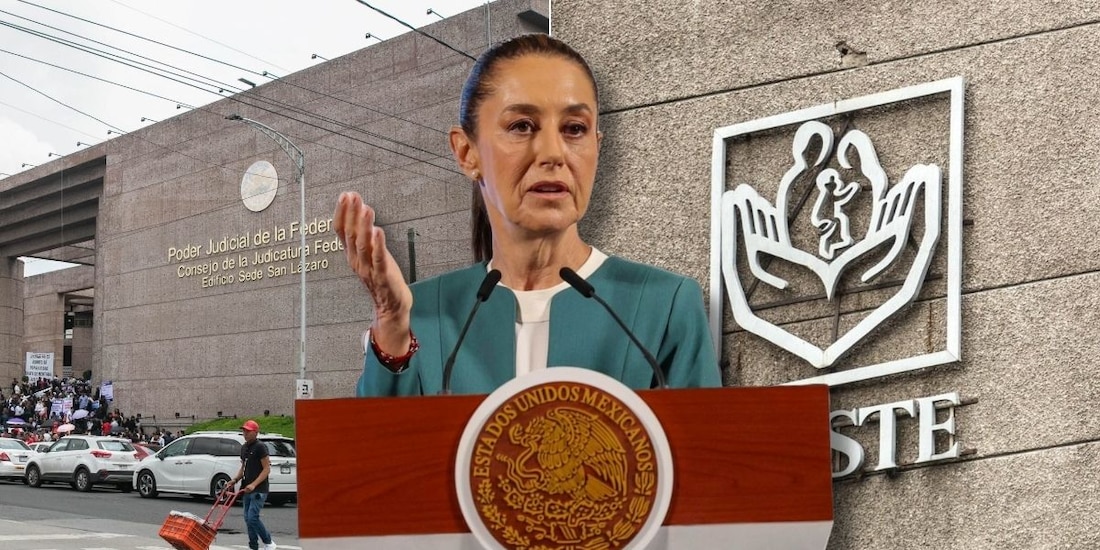 Claudia Sheinbaum asegura que los recursos del Poder Judicial fortalecerán los servicios médicos del ISSSTE.