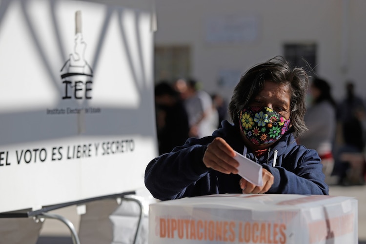 En fotografía de archivo, una jornada electoral en Puebla