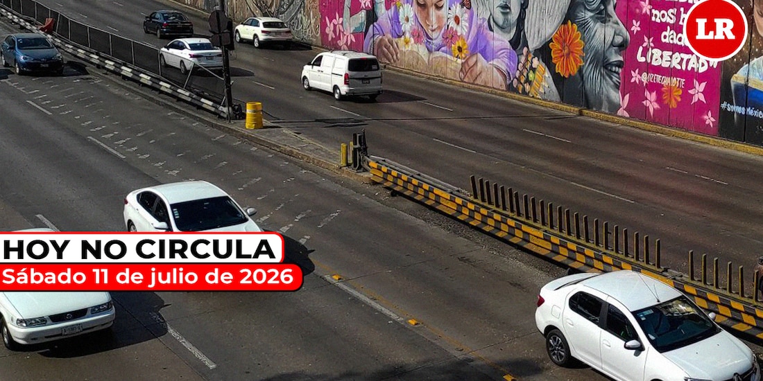 Revisa cómo aplica el Hoy No Circula este sábado 11 de julio de 2026 en la ZMVM.