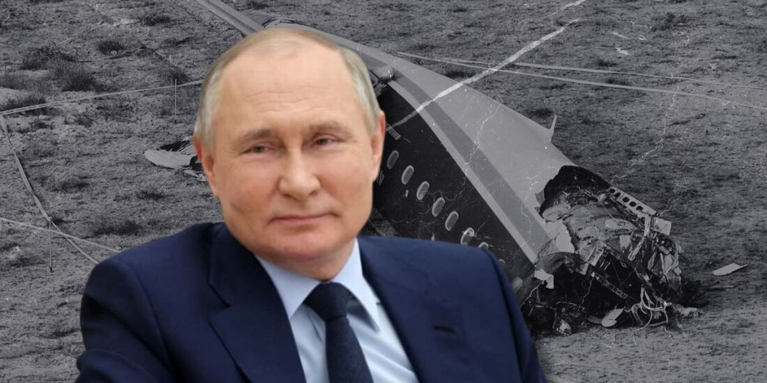 Putin se disculpa por accidente de avión de Azerbaiyán, pero descarta responsabilidad.