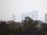 La mayor parte de este domingo transcurrió con mala calidad del aire en la Ciudad de México.