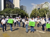 Marcha en la Ciudad de México.