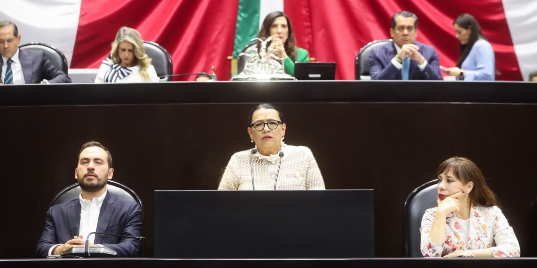 ‘Nunca recibí de AMLO una instrucción para hacer algo ilegal’: Rosa Icela Rodríguez.