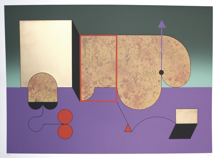 Serie 1, serigrafía, 1984.