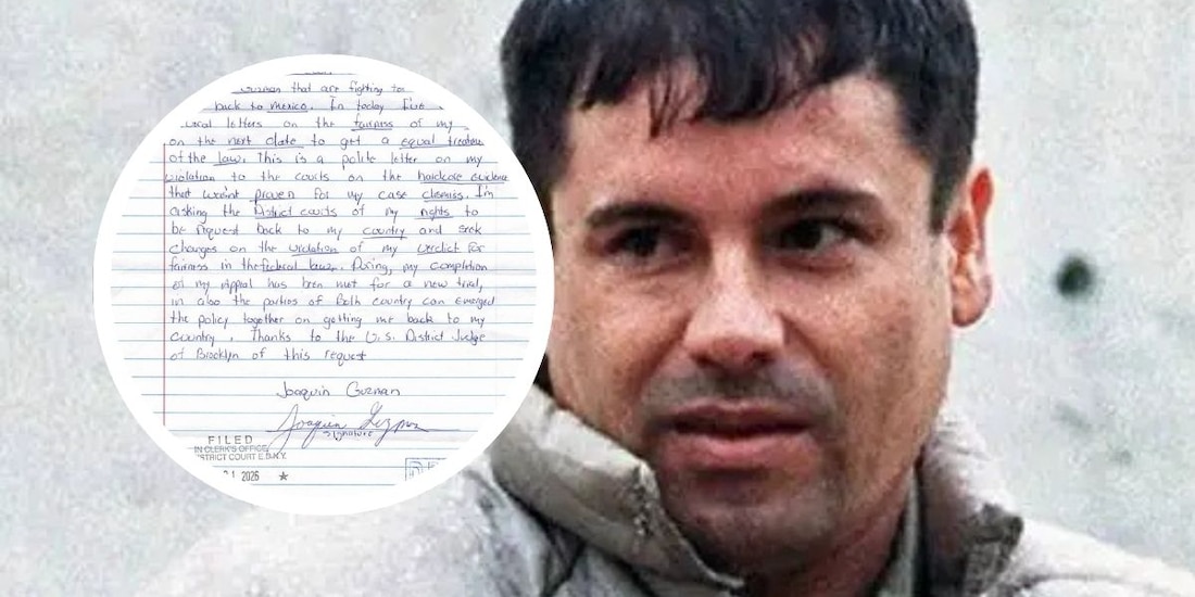 "El Chapo" envía nuevas cartas a autoridades de Estados Unidos.