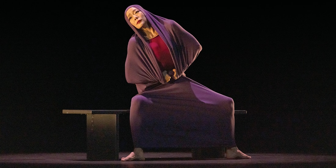 ESCENA de Lamentation, de Martha Graham.