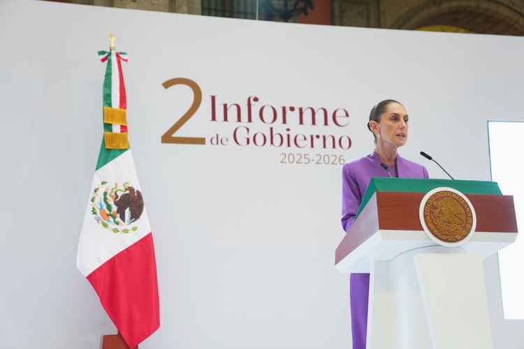 La Presidenta Sheinbaum reafirma la defensa de la soberanía nacional y la dignidad del país frente a mandatarios e invitados.