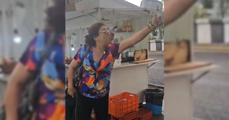 Por no vender bebidas alcohólicas, mujer le dice a comerciante: "¡Pin... vieja cul...!".