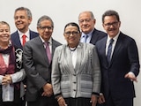 La evaluación del estado de la política interior y la relación institucional entre poderes fue encabezada por la titular de la Secretaría de Gobernación (SEGOB), Rosa Icela Rodríguez Velázquez.