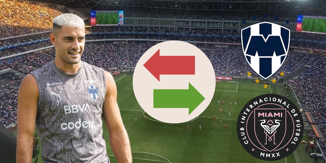 Germán Berterame podría salir de Rayados de Monterrey para irse al Inter Miami