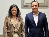 Manolo Jiménez se reúne con Luisa María Alcalde para abordar seguridad, salud y migración