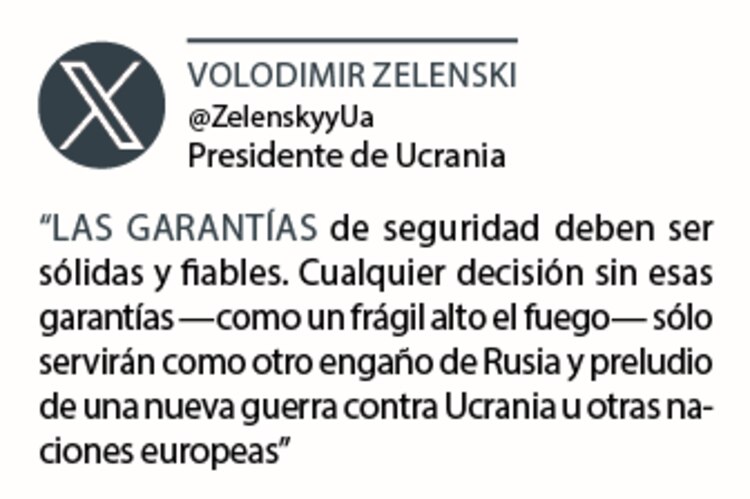 El mensaje de Volodimir Zelenski, presidente de Ucrania, en redes sociales