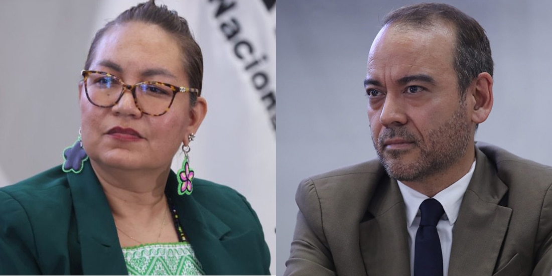 LA SALIENTE titular del área organizativa del INE y el encargado de despacho, en imagen de archivo