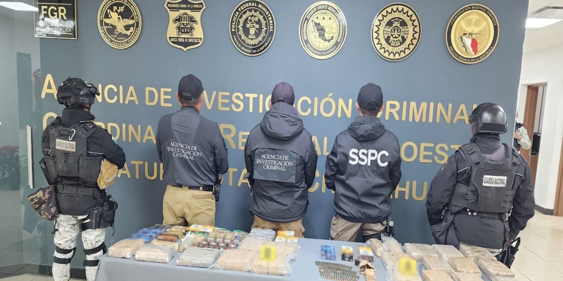 Trabajos de seguridad en el estado de Chihuahua.