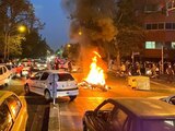 Protestas en Irán por la muerte de la joven Mahsa Amini.
