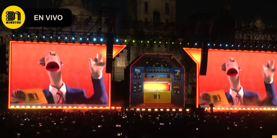 Show en vivo de 31 Minutos en el Zócalo de CDMX